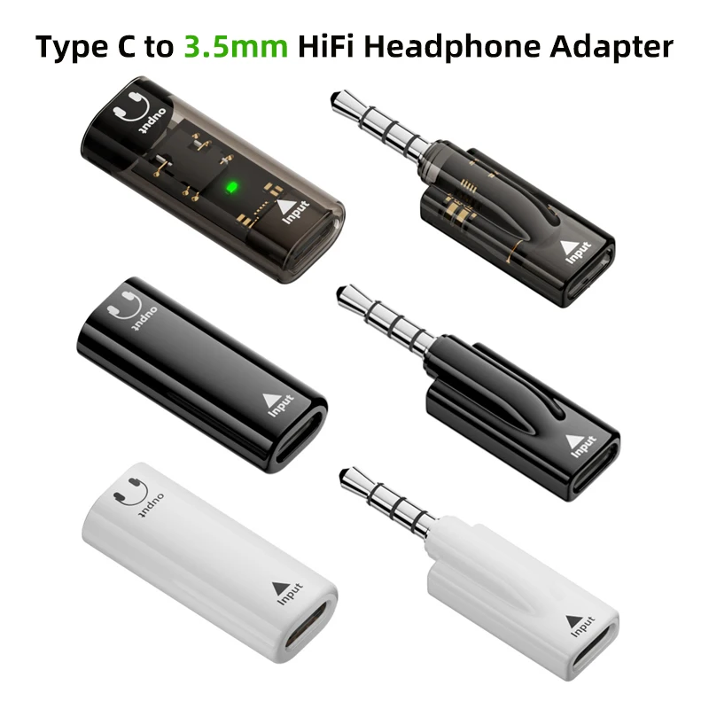 

Type C to 3.5mm HiFi Headphone Charger Adapter Female to Male Plug Connector Aux Audio Jack for iPad Pro Samsung Huawei Xiaomi