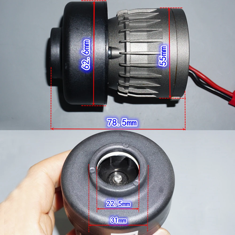 21.6V 200W Brushless Motor Four-gear Power Three-phase Brushless Fan Motor High-speed Dust Suction Vacuum Cleaner Brushless Moto