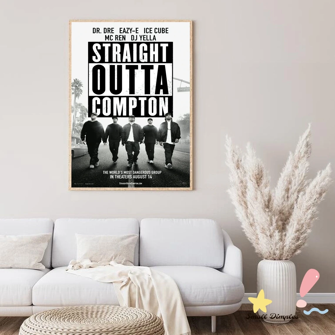 Straight Outta Compton Movie Poster Canvas Art Print Home Decoration Wall Painting ( No Frame )