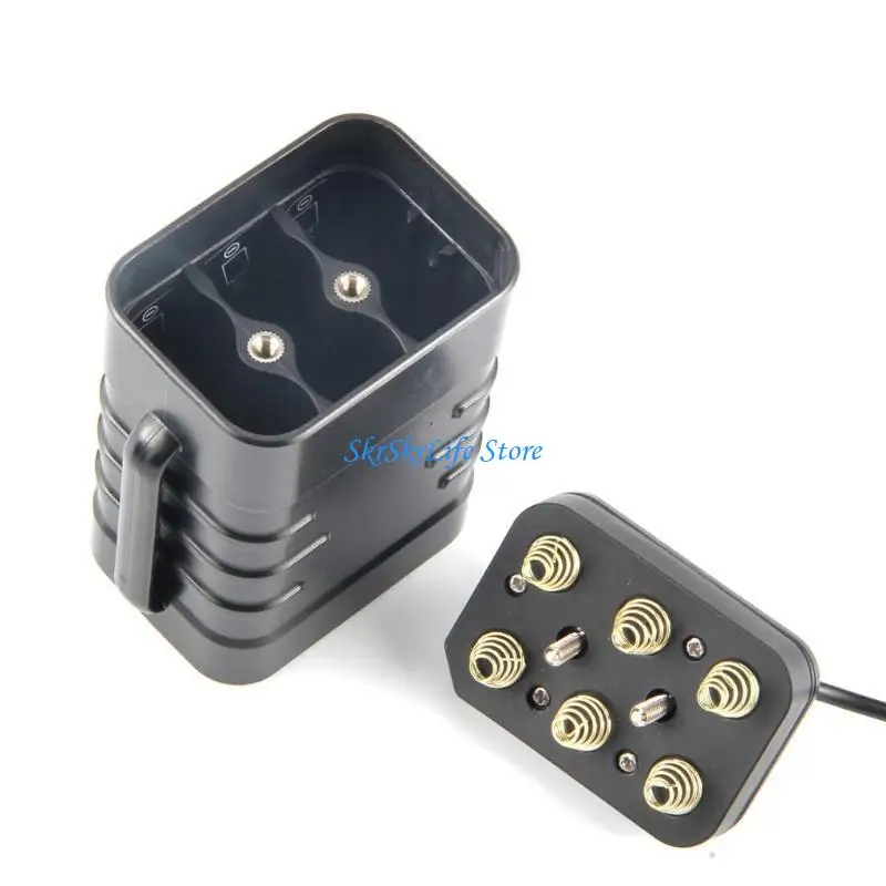 E65E 8.4V USB 5V 6x 18650 Battery Storage for Case Box For Bike LED Light Cell