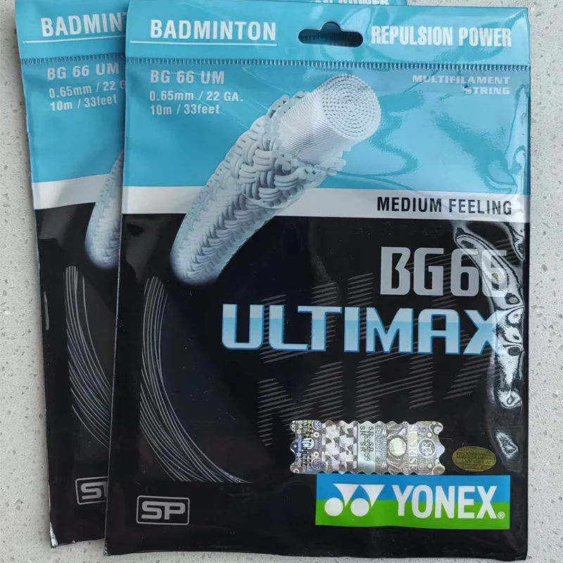 Yonex Badminton Racket Strap String BG66 POWER (0.66mm) Endurance Training Badminton String