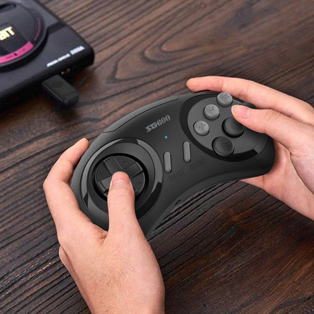 SG800 Retro Video Game Console HDMI-compatible TV Family Controller 2.4G Wireless Dual Gamepad 688 Games for Genesis