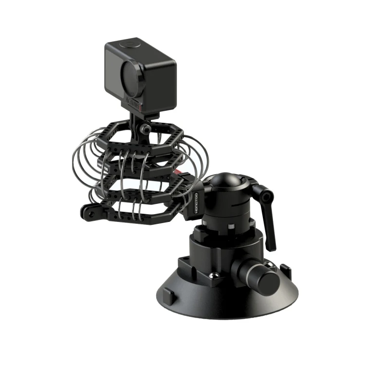 Car Stand Suction Cup Mount Stabilizer Z-Axis Gimbal Osmo Pocket 3 Camera Shock Arm