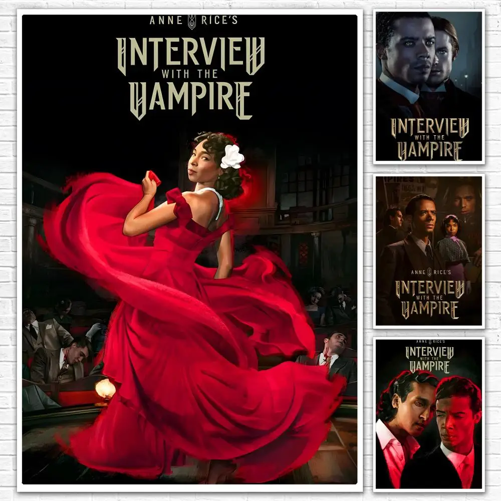 Movie I-Interview with the Vampire Poster All-match HD Waterproof Self-Adhesive Wall Art Sticker For Home Bedroom