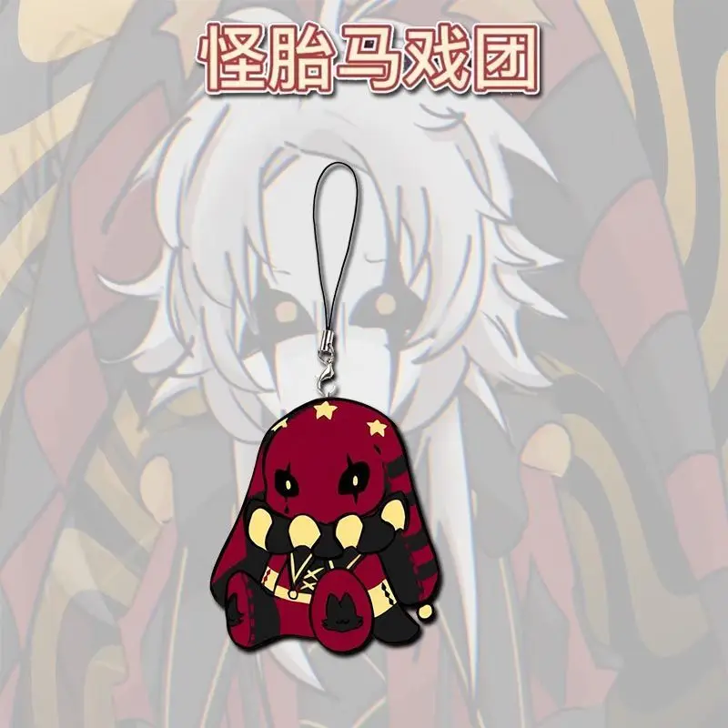 3PCS Anime The Freak Circus Mobile Phone Charms Cartoon  Acrylic Small Pendant Phone Chain Key Ring Keychain Fans Gifts