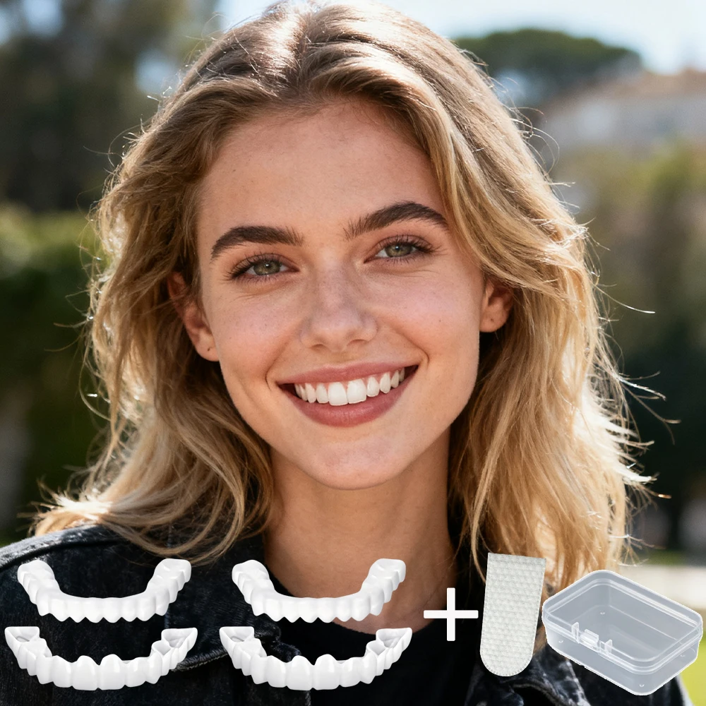

New Luxury Premium Style Teeth Veneers Reusable Instant Smile Whitening High End Design for Special Occasions H2931