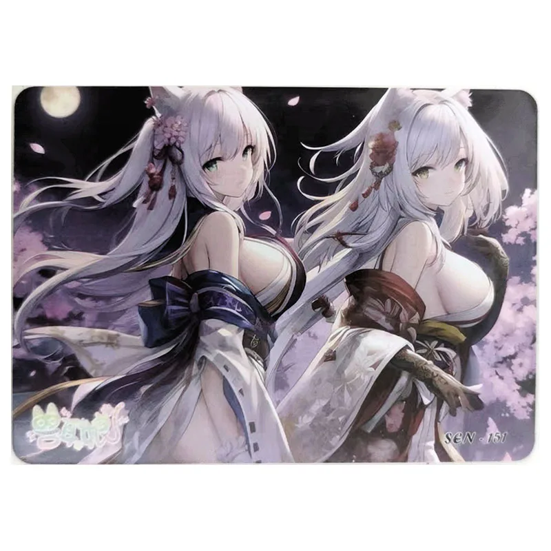 Anime Godin Verhaal Zeldzame SEN Games Breking Collectible Card Lumine Noelle Keqing Yelan Barbara Speelgoed voor jongens Verjaardagscadeau