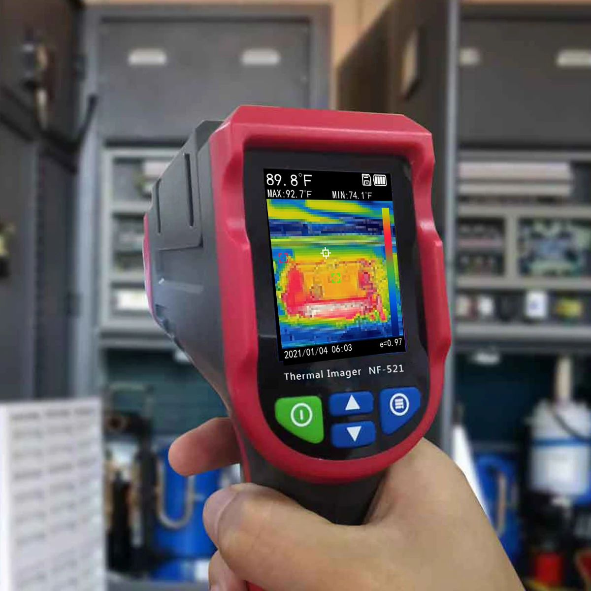 -20~400C Infrared Thermal Imager Handheld Industrial Testing Heating Detector 2000 Pixels Temperature Thermal Imaging Camera