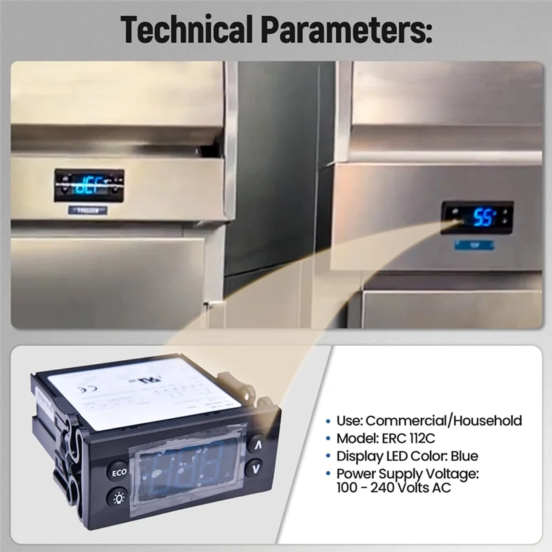 Controlador de refrigeração do jogo do controlador de temperatura com sensor compatível com 080G3491-A25R