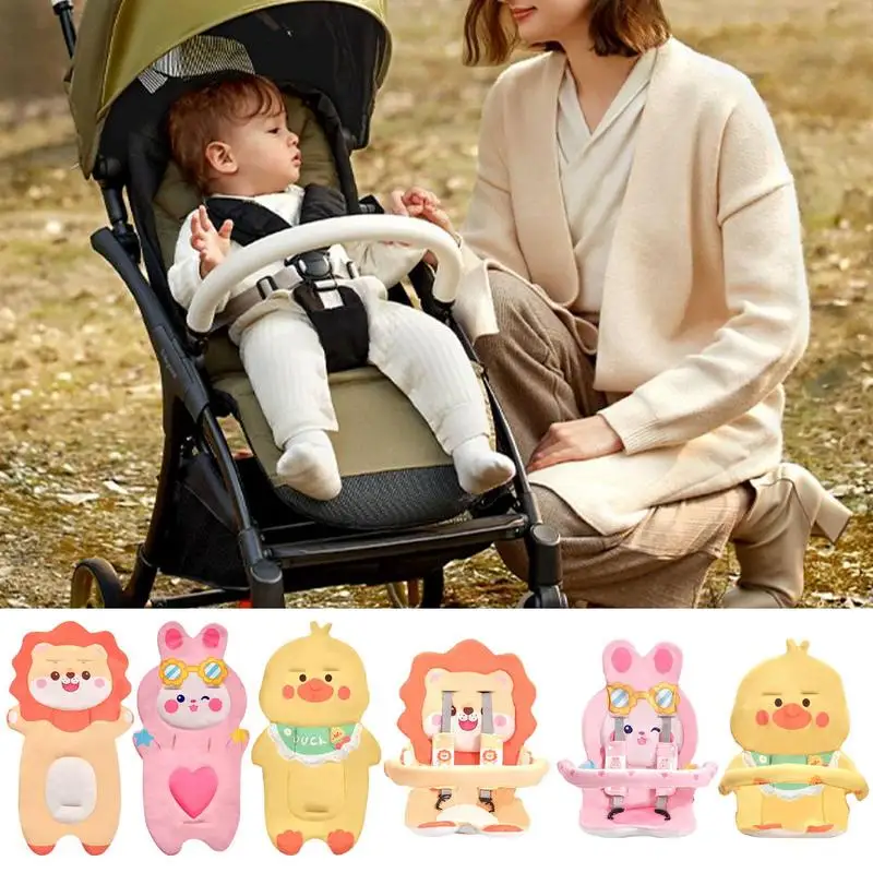 

Stroller Seat Liner Warm Soft Universal Baby Stroller Seat Cushion Non-slip Ids Pushchair Car Cart High Chair Seat Mattress