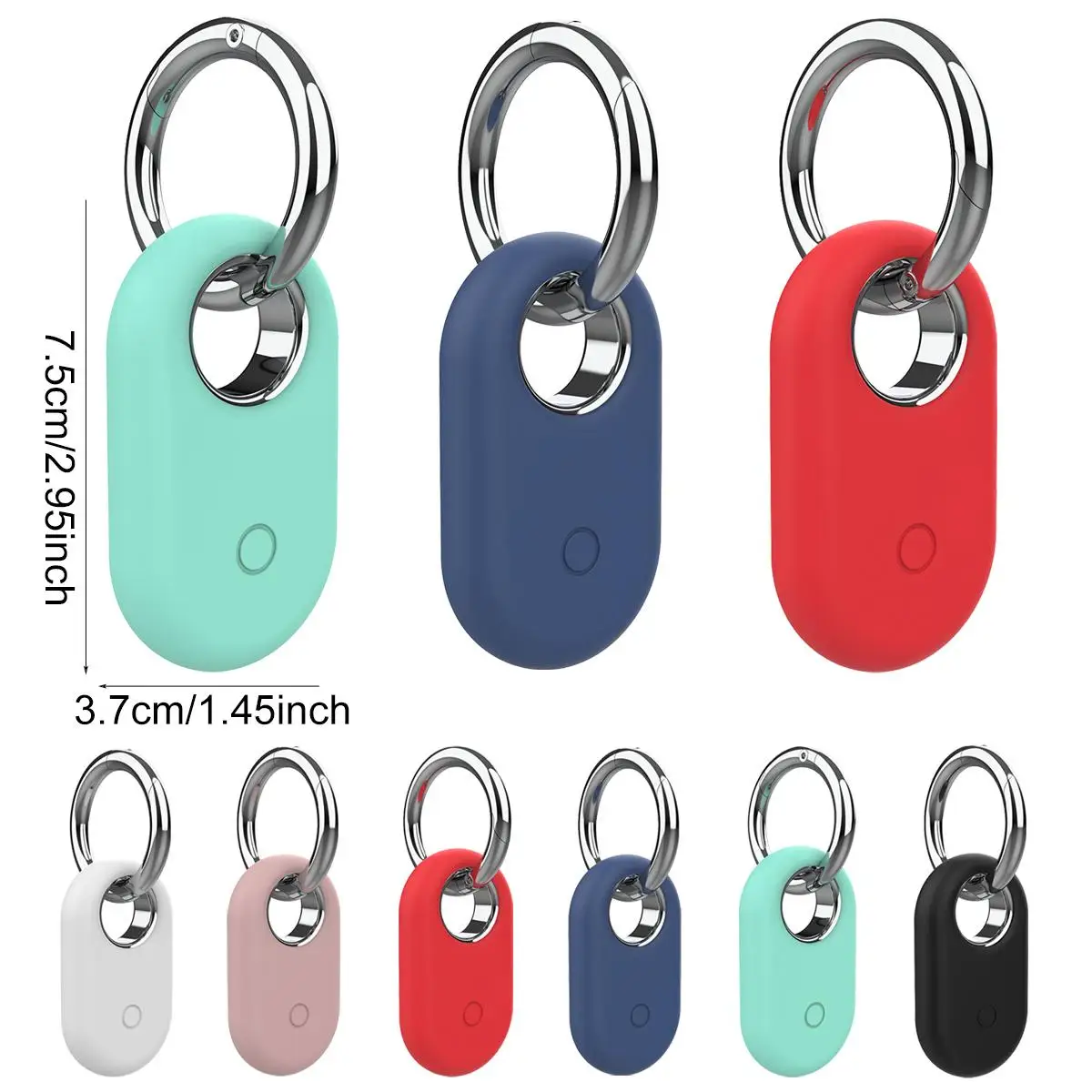 For Samsung Galaxy SmartTag2 XDcase 4pcs Keychain Silicone Protective Case