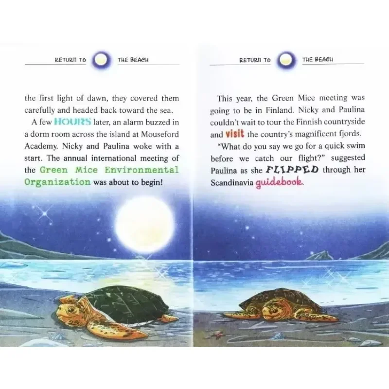 16 كتاب أنثى جيرونيمو ستيلتون ثيا ستيلتون ماوسفورد أكاديمية الرواية الأدبية كتاب صور للأطفال الإنجليزية قصة هزلية سن 7-12Boo