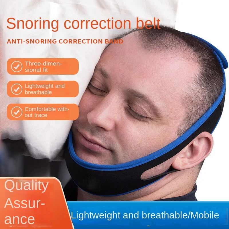 

Adjustable Anti-Snoring Chin Support Strap Skin Friendly Comfort Sleep Band Practical Snoring ReductionAccessory BetterNightRest