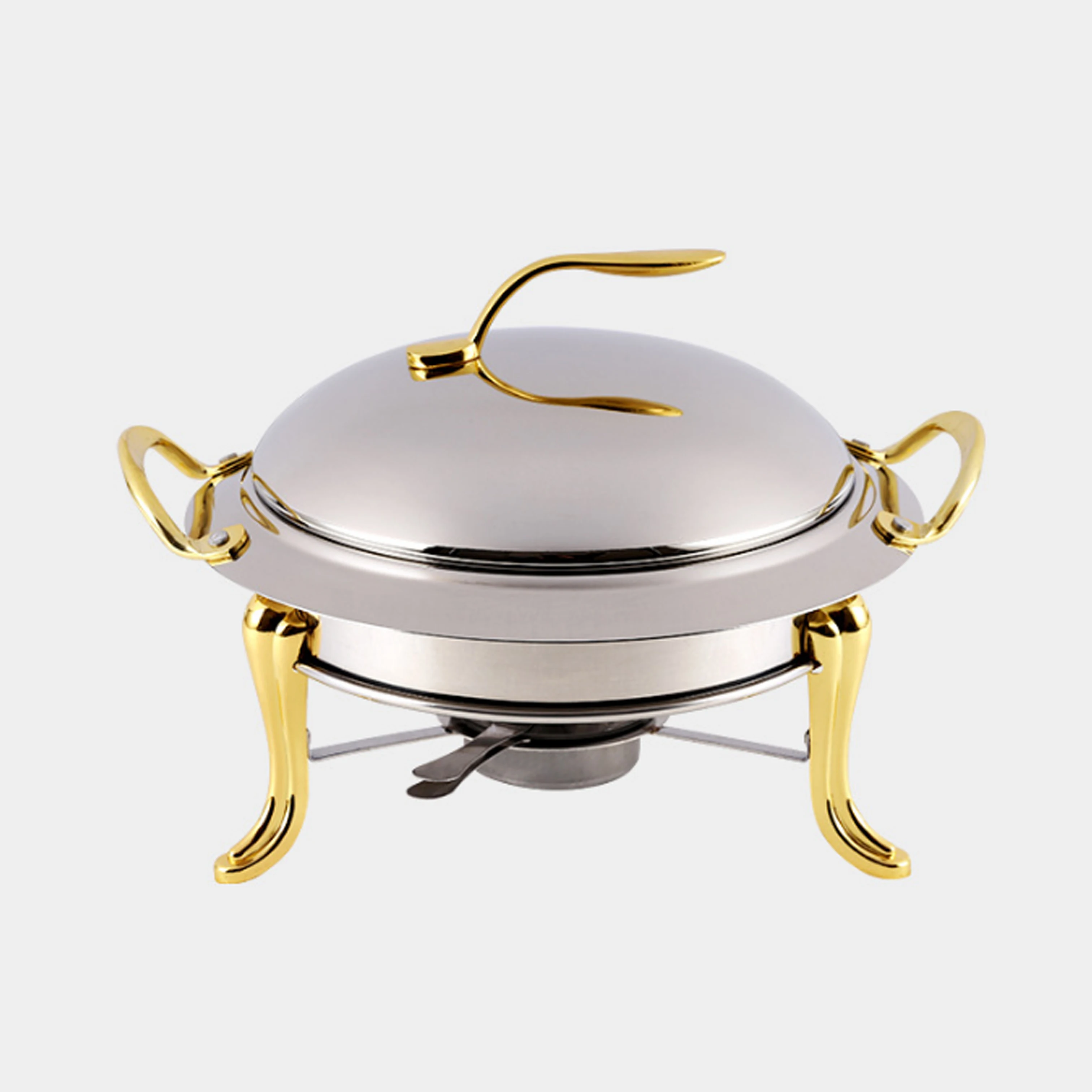 beautiful design Stainless Steel Chafing Dish Round Chafer for home and hotel