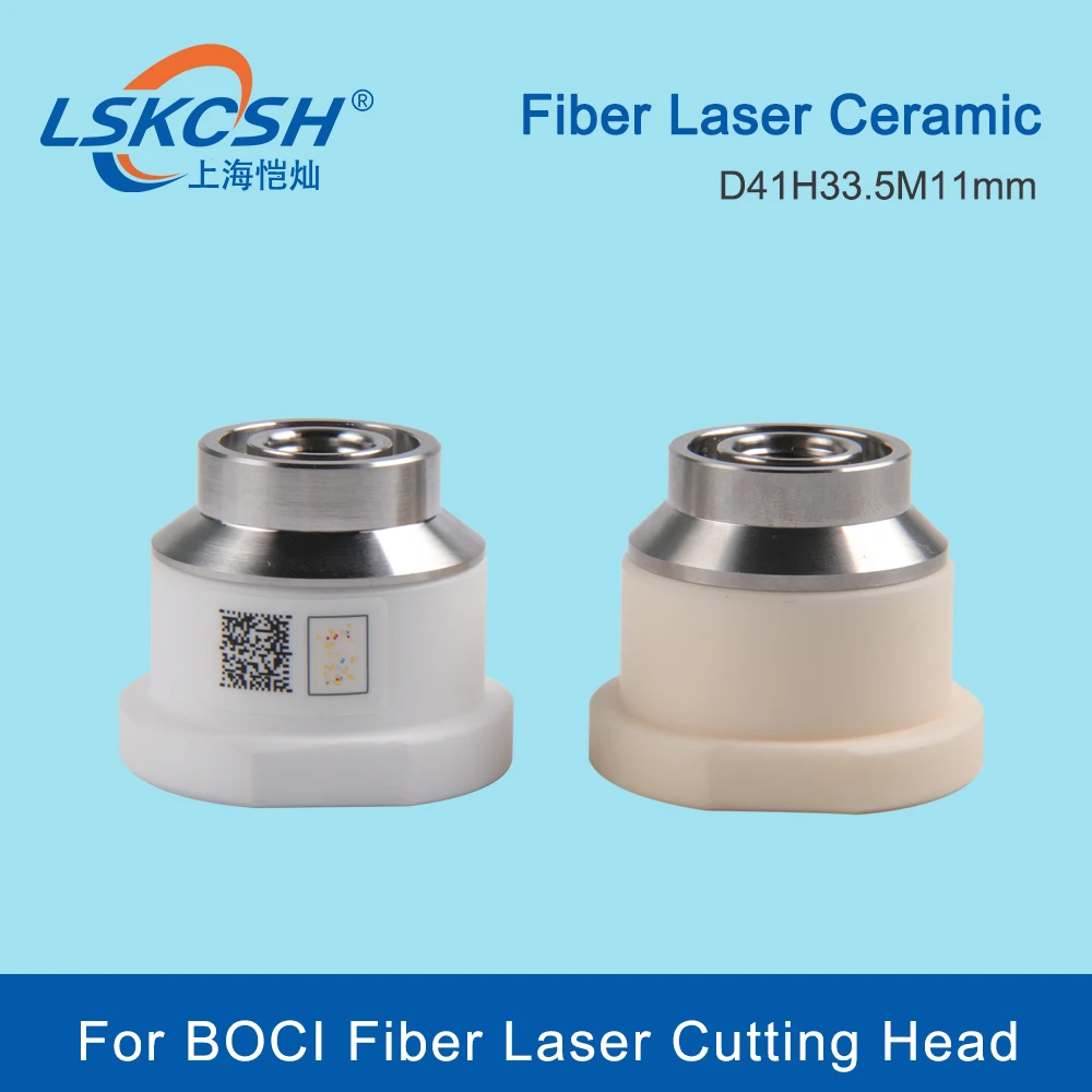 LSKCSH BOCI Original Fiber Laser Ceramic Ring D41 M11 Laser Cutting Nozzle Ceramic Holder For BOCI Fiber Laser Cutting Head