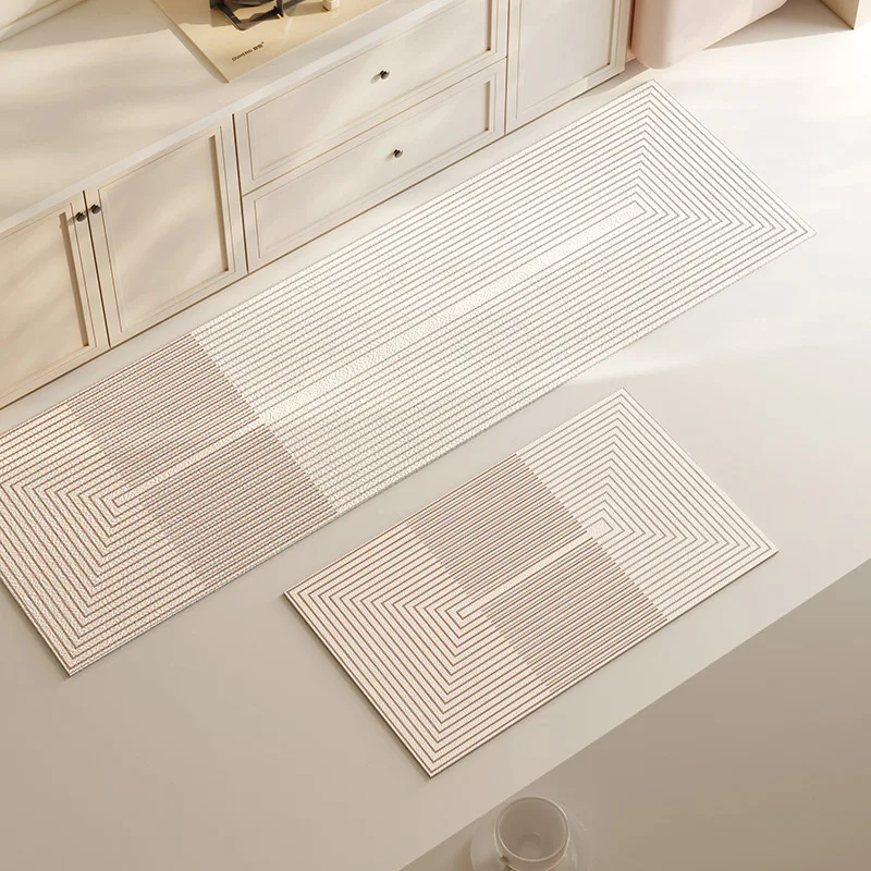 VIKAMA Kitchen Diatom Mud Mat Large Size Non-Slip Water Absorption Quick Drying Bathroom Mat Living Room Balcony Mat