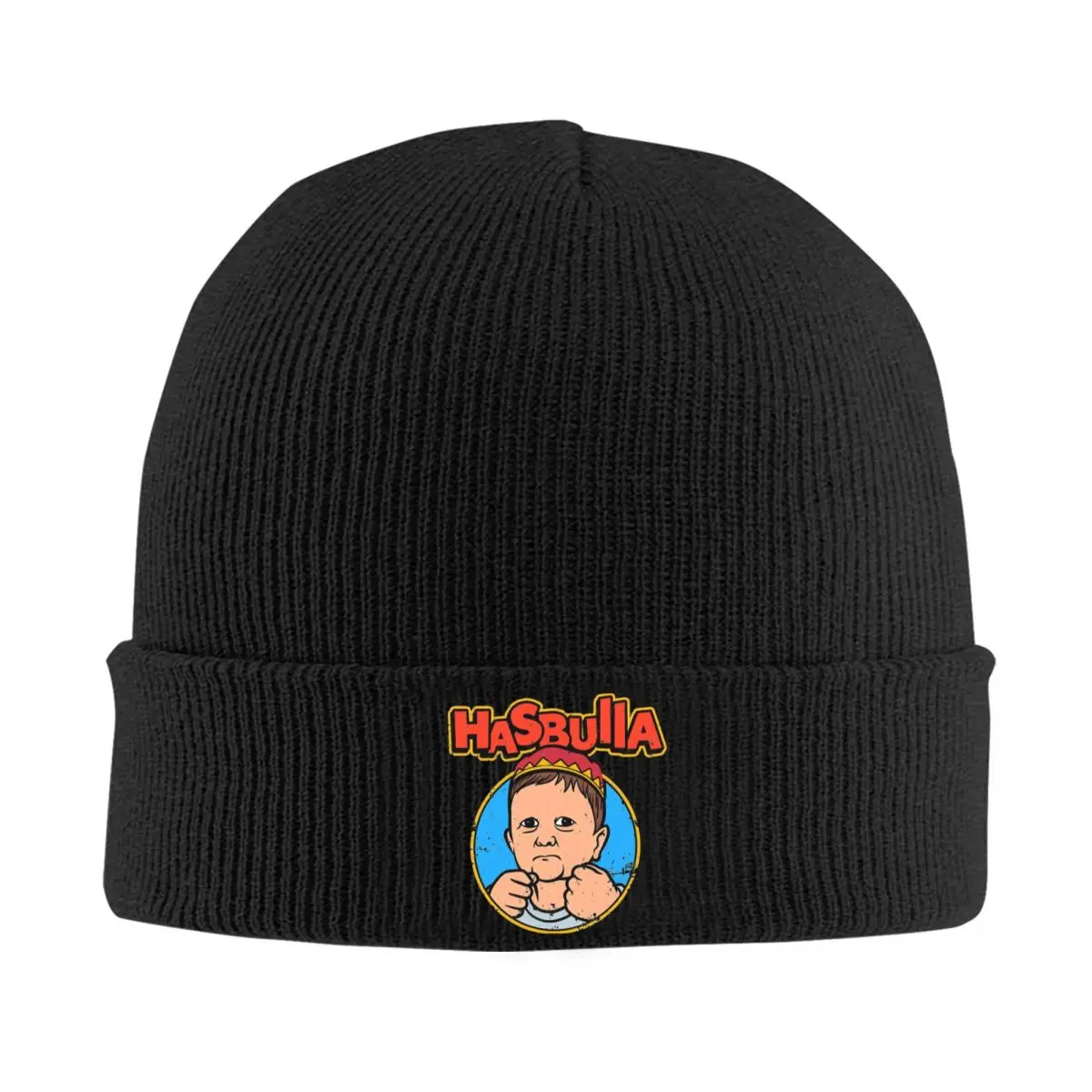 Team Hasbulla Knit Hat Beanies Winter Hats Warm Hip-hop Mini Khabib Caps Men Women