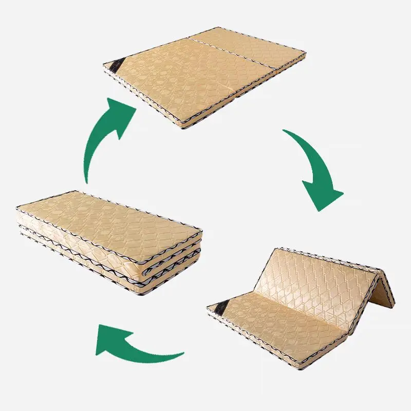 100% Natural Coir Mattress Coconut Palm Mattress Double Bed Hard Pad Folding Mattress Tatami Floor Mat Bedroom Furniture