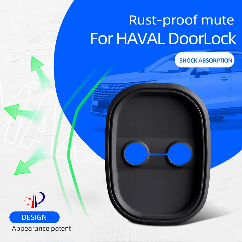 4pcs Silicone Door Lock Cover For Haval DARGO H6 Electric Chitu H2S H2,Silent Shock-absorbing Anti-collision Protective Car Door