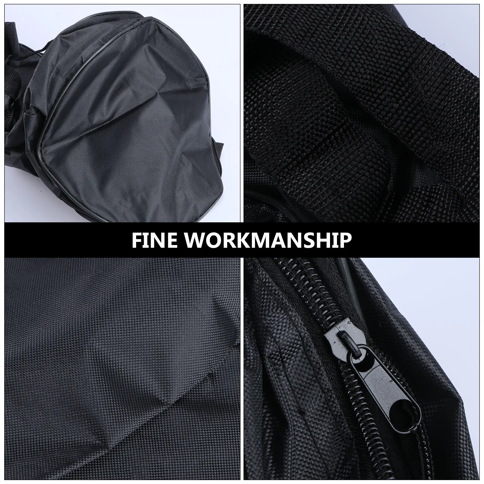 

Dual Use Balance Car Backpack 8 Inch Multifunction Adjustable Hand Tote Bag For Outdoor Supplies Black Large Capacity Long Size