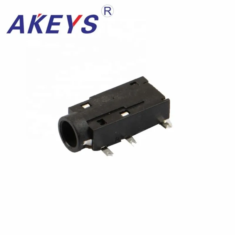 10PCS PJ-381 Double Columns 3.5 Earphone Jack 5pin Paster 1fixed Pin Jack For Micro Usb Power Socket