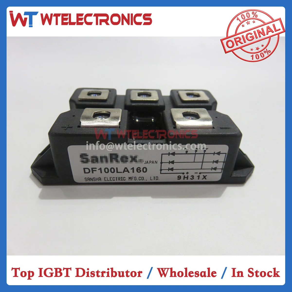 

Genuine DF100LA160 Diode Module DF100LA160