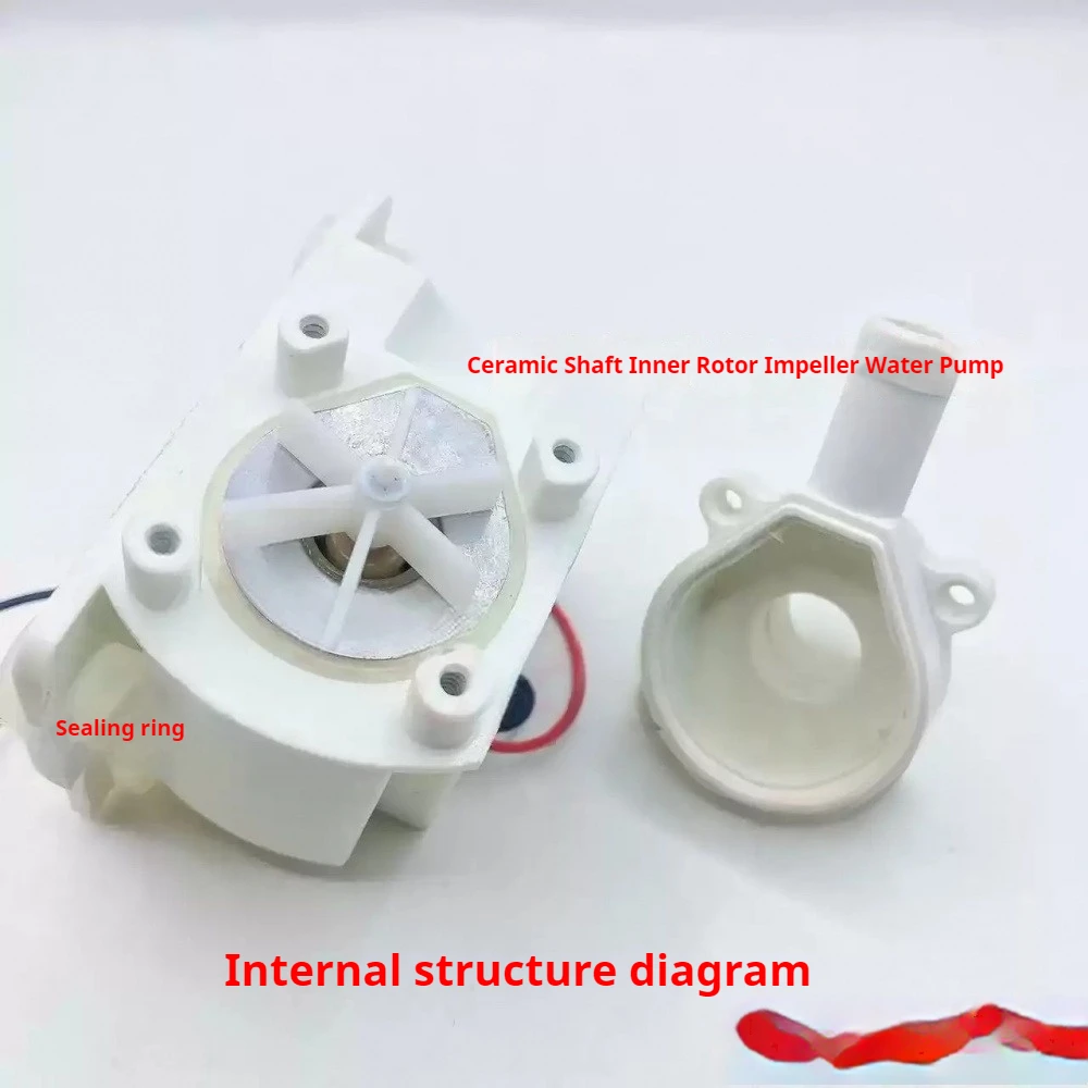 

Бесщеточный водяной насос DC5-24V, циркуляция аквариума с водяным охлаждением для компьютера, бесшумный, центробежный насос с высоким расходом