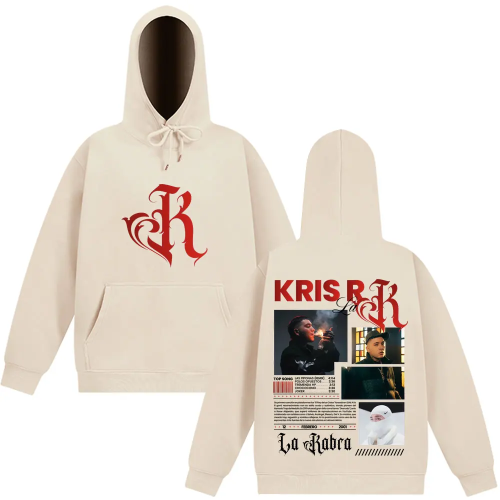 

Рэпер Kris R New Album Tour 2025 пуловер с принтом для мужчин и женщин в стиле хип-хоп свободные повседневные толстовки с длинными рукавами повседневная толстовка в стиле Харадзюку