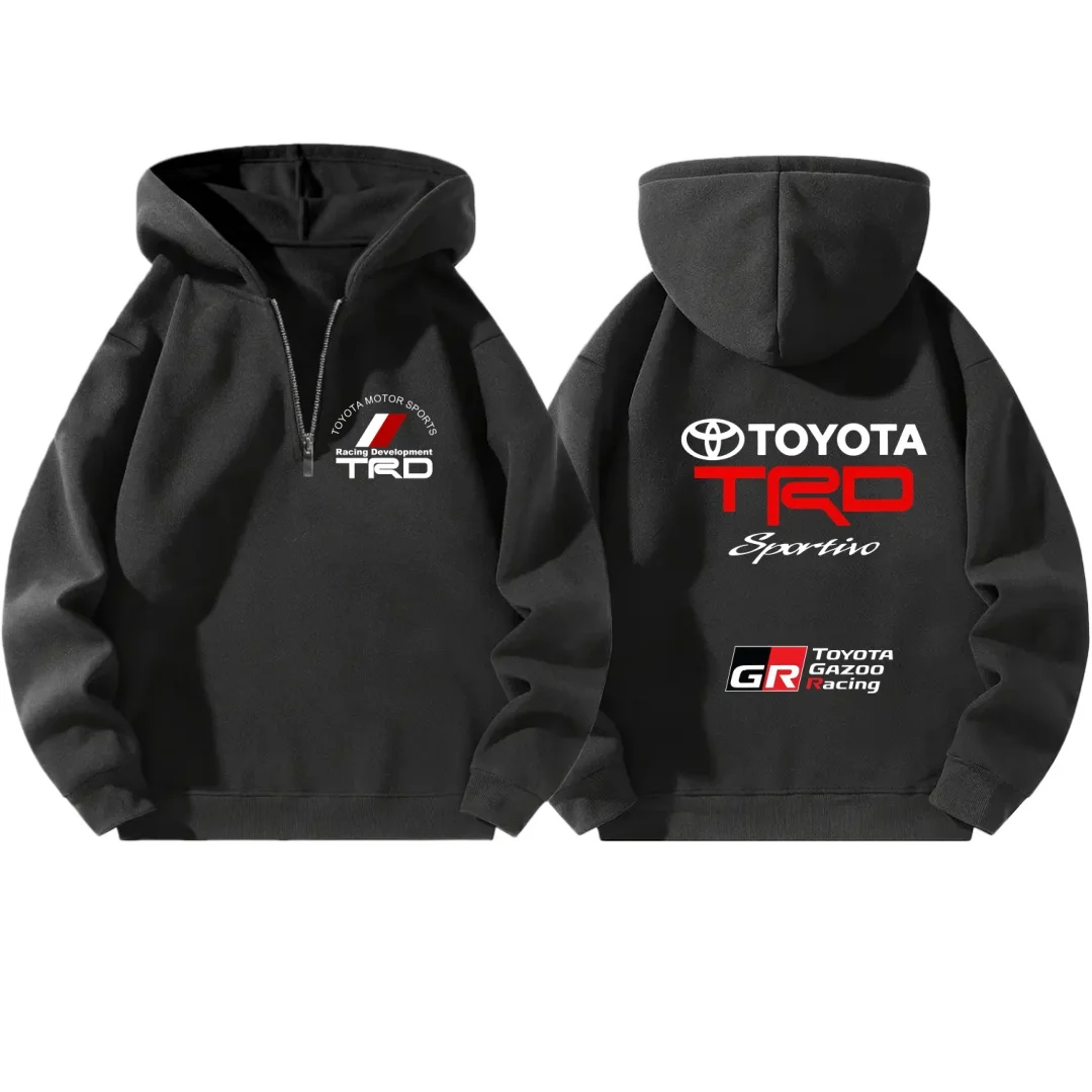 

2025 New Toyota Fashion Personality Trendy Casual Hoodie Sweatshirt - Updated Design Comfortable Streetwear