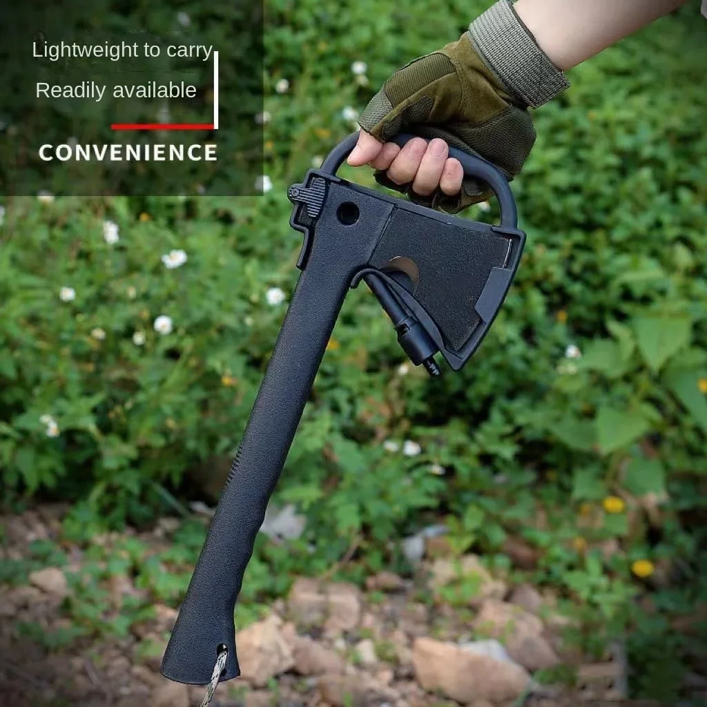 Outdoor Multifunctional  Tree Chopping Firewood Mountain Axe Field Equipment Tactical  Camping Engineer Axe