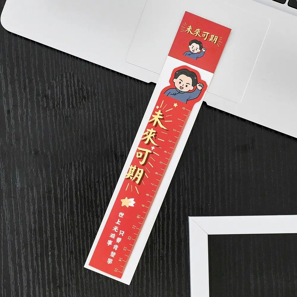 Creative Cartoon Straight Ruler Bookmarks Painting 15cm Scale Ruler Bendable Learn Kawaii Stationery Office School Supplies