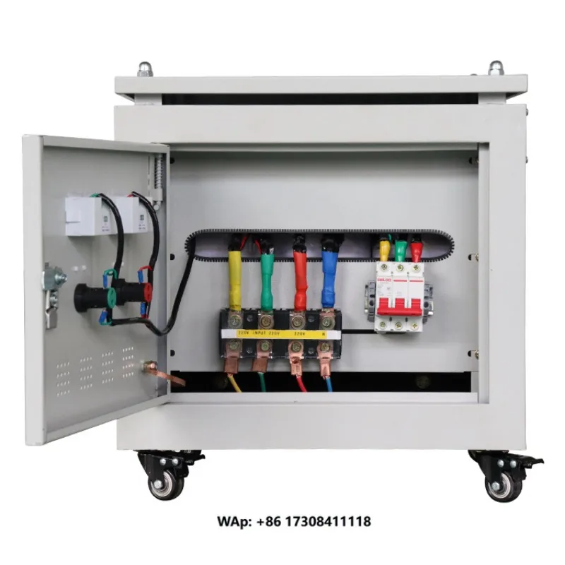 High Quality 3-Phase Dry Type 10KVA 15KVA 20KVA Power Transformer 220V to 380V Step up and Step Down Voltage Transformer