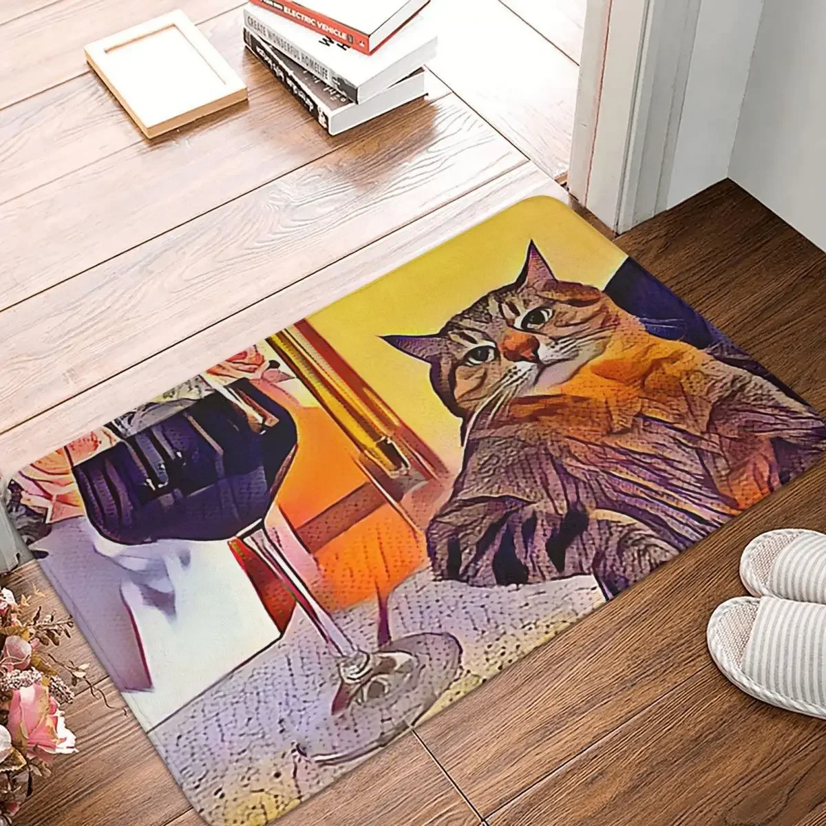 Ukraine Ukrainian Cat Anti-Slip Rug Doormat Bath Mat Stepan Art Hallway Carpet Welcome Decorative