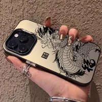 Luxury Dragon Case For Honor 90 Smart 90 Pro Lite Honor 200 200Lite 200Pro Magic 5 Lite Magic 6 Lite Shockproof Protect Cover