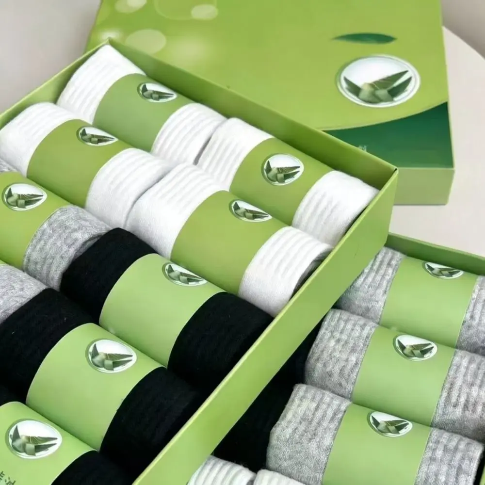 Athletic Cotton Mid Calf Socks Unisex Breathable Anti Odor Moisture Wicking Sport Casual Crew Socks Soft Comfortable Wear