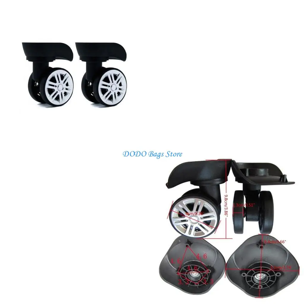 

Замена колес для багажа своими руками A09, колеса для чемодана, поворотные колесики для багажа