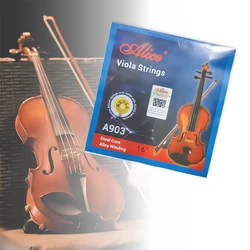 Alice A903 Viola Strings 4/4 Full Set C-G-D-A Ball End Steel Core Alloy Wound Beginners Practice