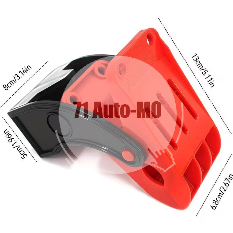 4Pcs Multi-functional Car Foot Pad Cleaning Clips Scratch Resistant Non-slip Auto Floor Mat Fixers for Car Wash Shops Use