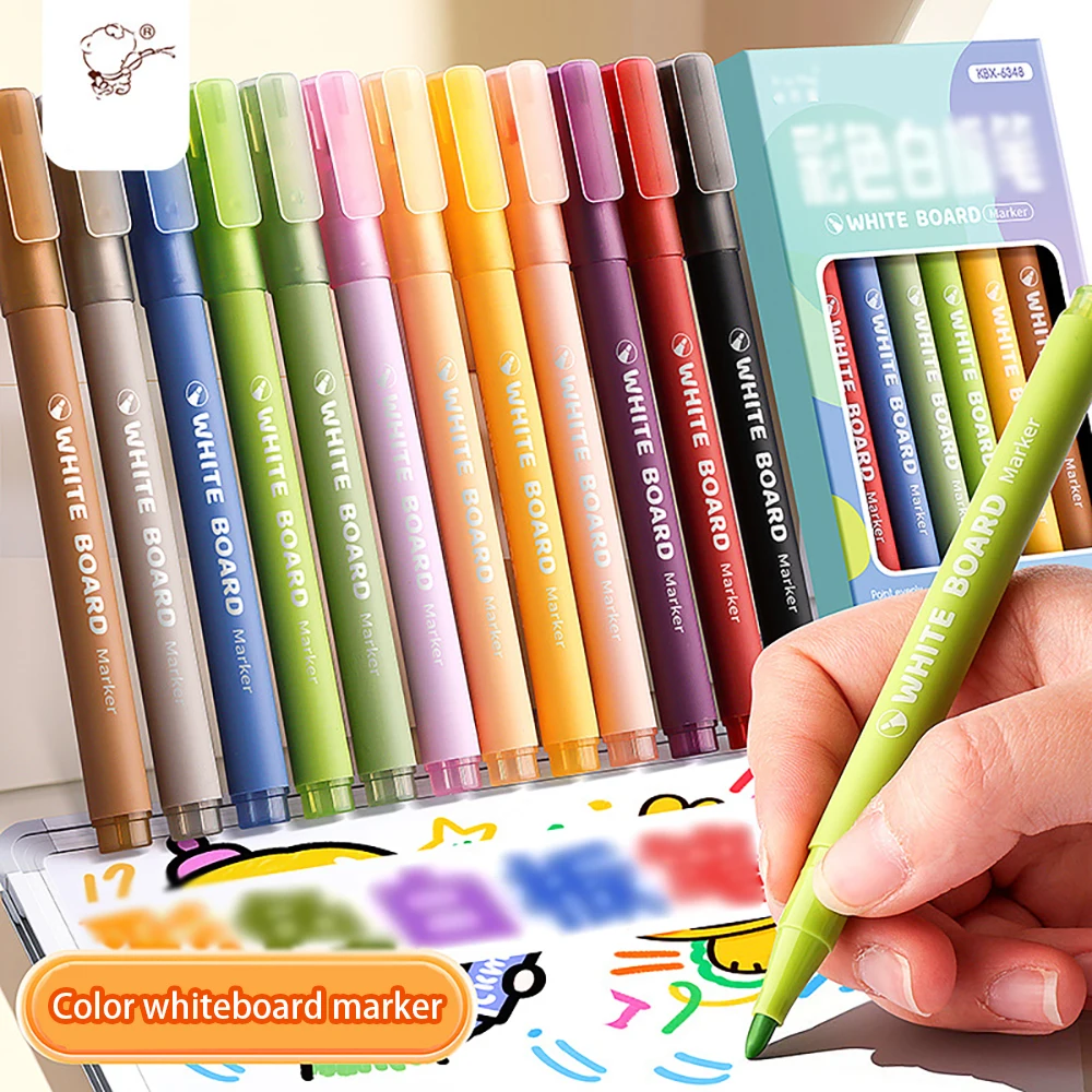 Color whiteboard pens are erasable, water-based blackboard drawing board note taking pens are easy to erase, student color pens