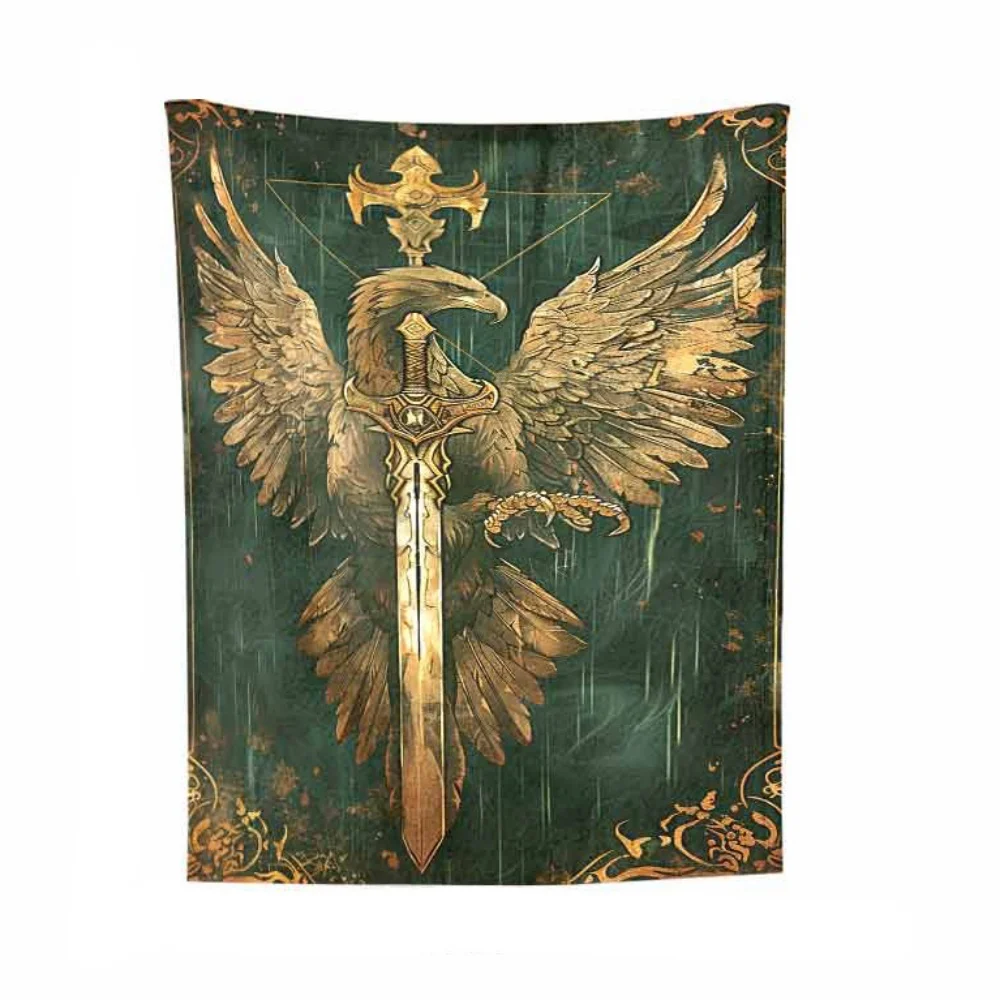 Eagle And Sword Ultra-Soft Flannel Blanket - Exceptional Warmth and Cozy Comfort for Perfect Home Decor: Sofa, Bedroom