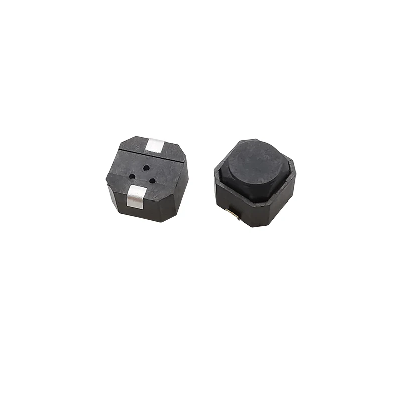 Tact Switch 6*6*5mm 6x6x5mm 2 Pin SMD Silicone Push Button Switch Tactile Touch Switches Black