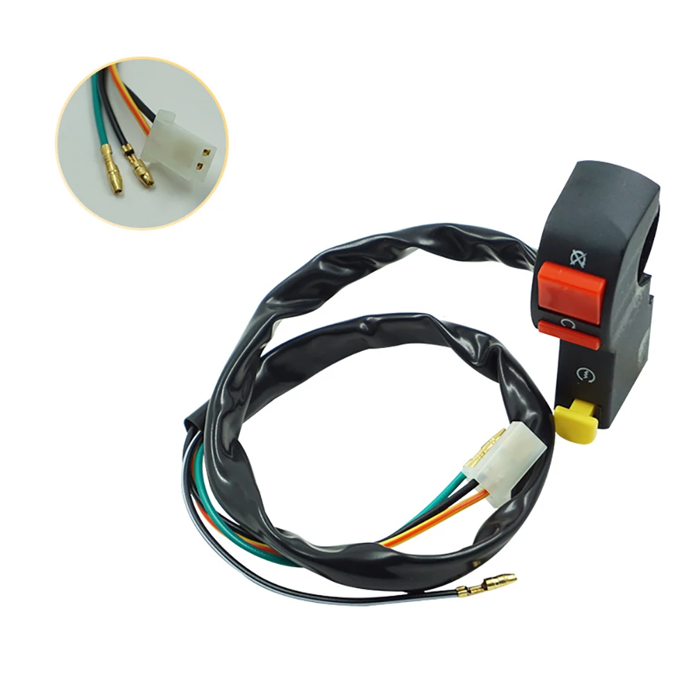 

Motorcycle Electric Start Stop ON OFF Switch Button for Universal 22mm Handlebar Scooter Dirt Bike ATV Quad 1piece