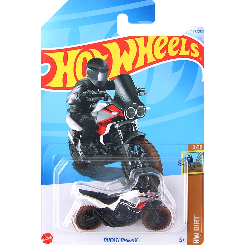 Hot Wheels Motorcycle 1966 Triumph Tiger 100 Honda C8750 Cafe Honda Super Cub Custom Ducati DesertX BMW R 1/64 Car Toy C4982