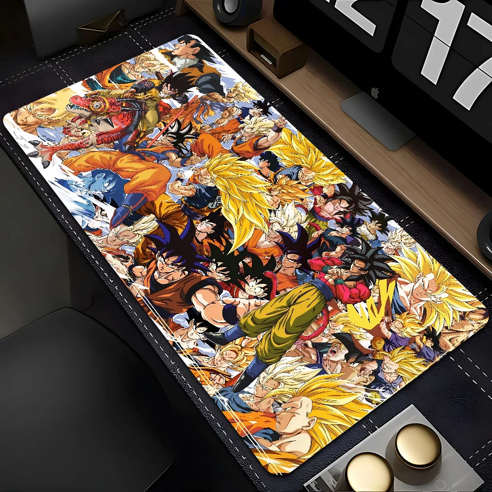 D-Dragon-B-Ball Anime Son Goku Mousepad Laptop Accessories Keyboard Mouse Pad Gamer Cabinet Desktop Mouse Mat Table Mat Carpet