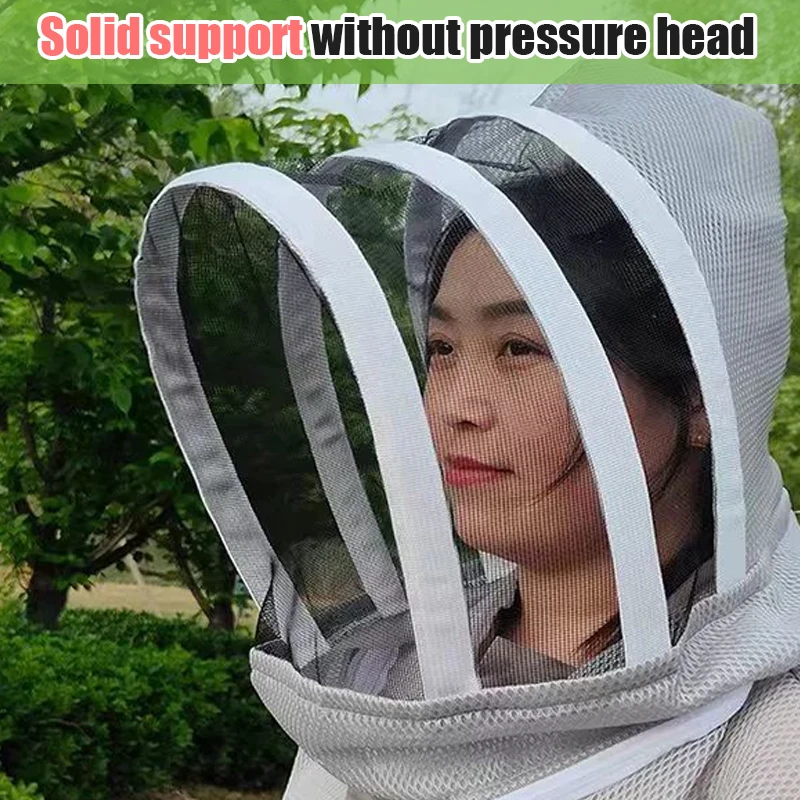 Siamese Beekeeping Suit Professional Beekeeper Suit 3D Air Cotton Thicken Bee Suits Mesh Prevent Stings Anti-bee Take Honey