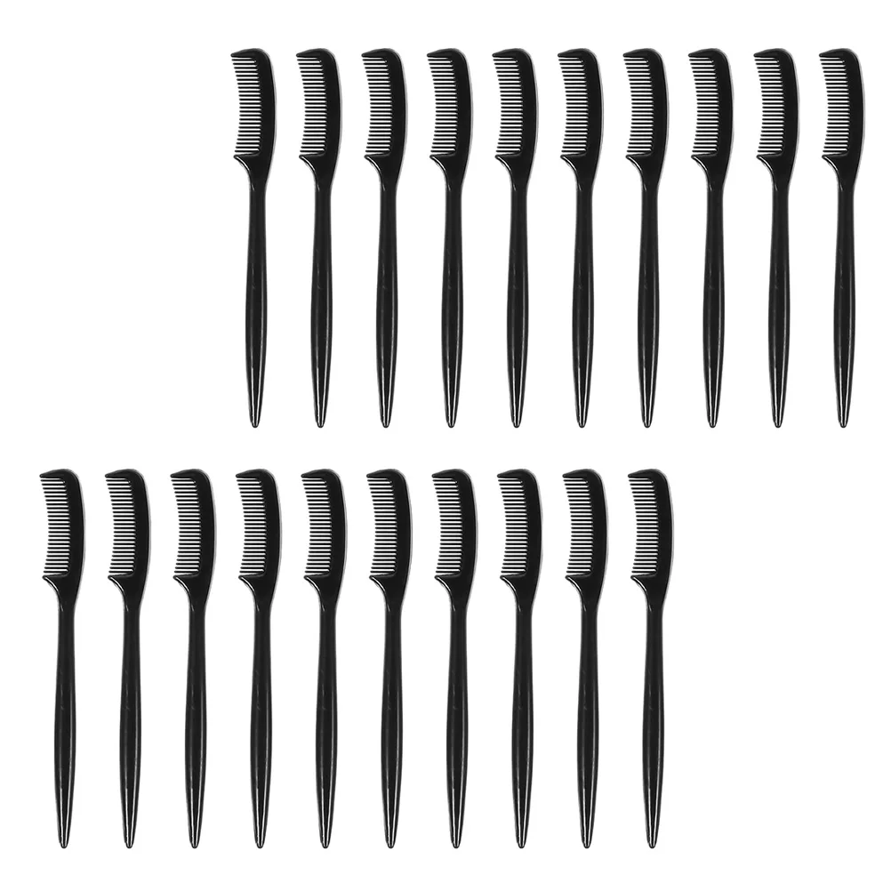 

50pcs Mini Eyebrow Brush Lightweight Plastic Shaping Tool for Eyebrows Multi Function Eyelash Comb Brow Grooming Suitable