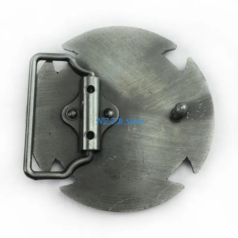 T21F العتيقة حزام مشبك استبدال حزام مشبك للرجال هدية مزخرفة حزام مشبك بارد الكلت استبدال العتيقة #5