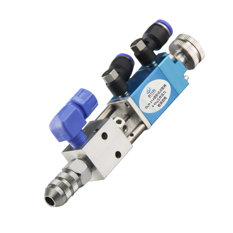 Válvula dispensadora tipo dedal QLH-21A válvula dispensadora micrométrica válvula dispensadora de precisión (envío TT y anillo de sellado)