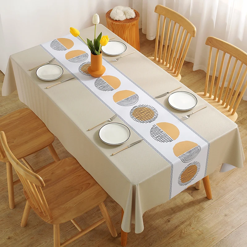 0450 Oil-proof, waterproof and scalding-proof tablecloth with a luxurious feel