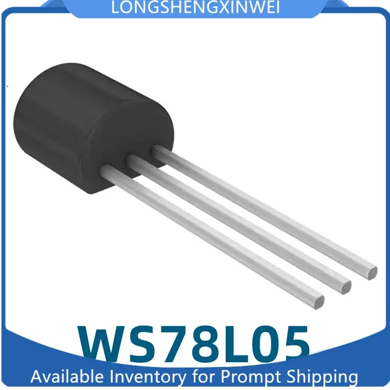 1PCS New Original WS78L05 78L05 New 5V 5% 100mA Voltage Regulator Triode Directly Inserted TO-92